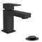 Keeney Mfg Single Handle Bathroom Faucet with Pop-Up Drain, Matte Black QUA21CMB - alternate 1